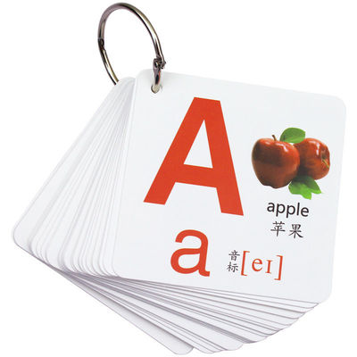 Funny Visual Perception 84x84mm Educational Flash Cards For Family Game