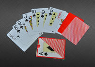 Home Plastic Coated Playing Cards , 100% Plastic Custom Playing Cards PMS Color