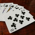 Double Poker Coating Casino Cards , Paper / Plastic High End Playing Cards