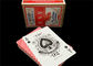 Modern Shuffle Master Casino Playing Cards Thick Paper Printing for Gambling House