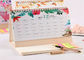 Glue Binding / Sewing Cool Cardboard Desktop Calendars A3 , A4 , A5 Size