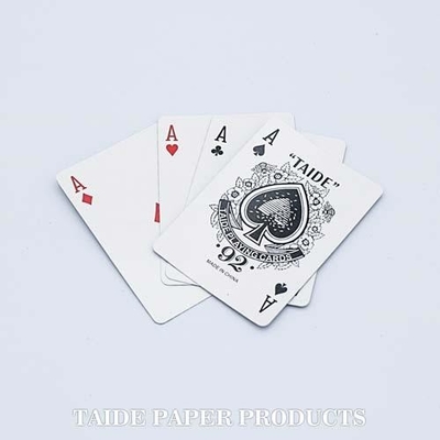 Wholesale Promotional Stock Taide German Black Core  Playing Card with Box Gift Board Game Cards