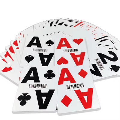 Custom Design LOGO Poker Deck Game Waterproof PVC Plastic Poker Playing Cards With Box