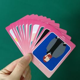 1000pcs Paper Cards For Games / Reusable Dry Erase Playing Cards Flash Learning Cards